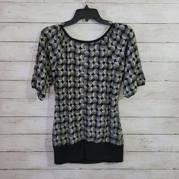 Boutique Brand Heart Soul Peasant Style Top in Geometric Print Size Medium - Picture 2 of 7
